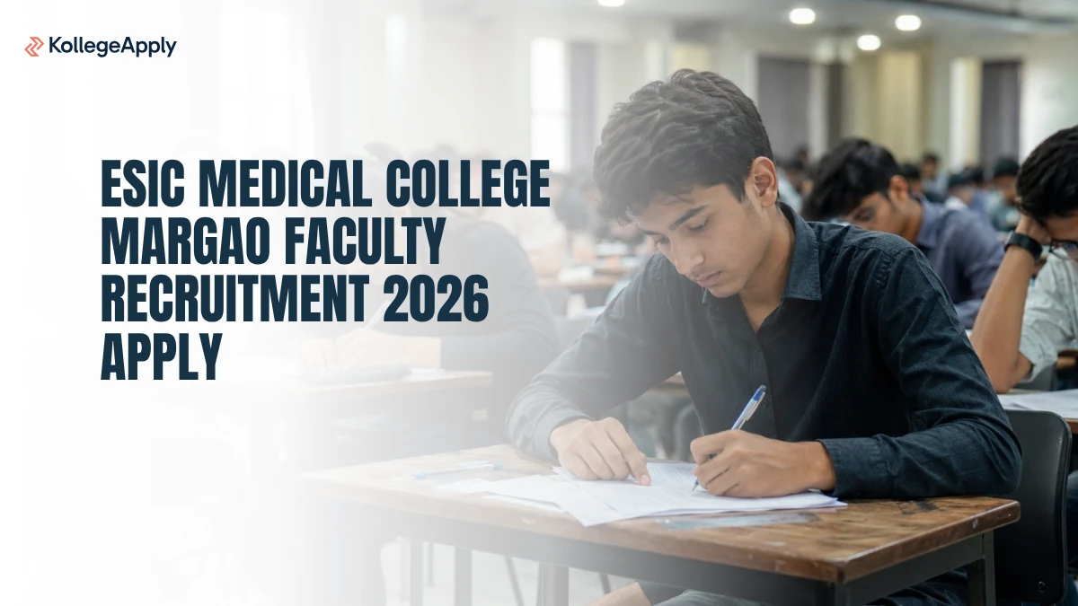 ESIC Medical College Margao Faculty Recruitment 2026            