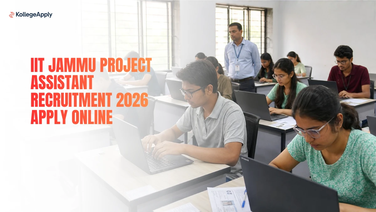 IIT Jammu Project Assistant Recruitment 2026 Apply Online    