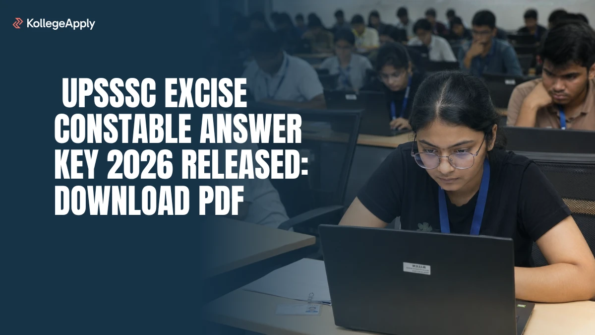 UPSSSC Excise Constable Answer Key 2026 Released: Download PDF