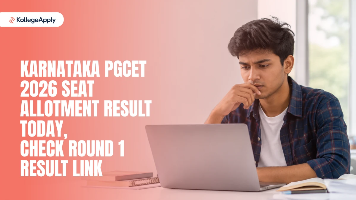 Karnataka PGCET 2026: Seat Allotment Result Today, Check Round 1 Result Link
