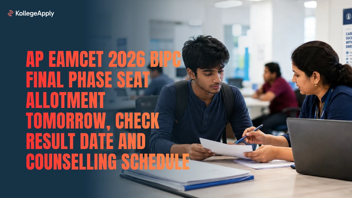 AP EAMCET 2026: BiPC Final Phase Seat Allotment Tomorrow, Check Dates Here
