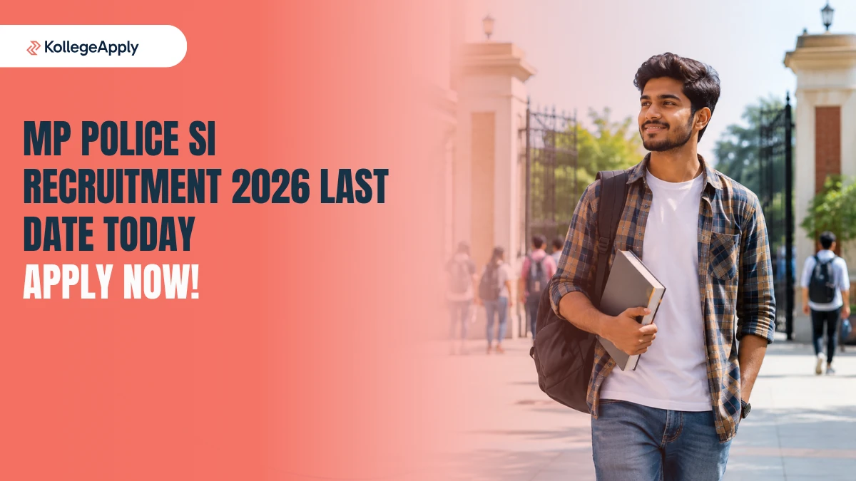MP Police SI Recruitment 2026 Last Date Today!  Apply Now                      