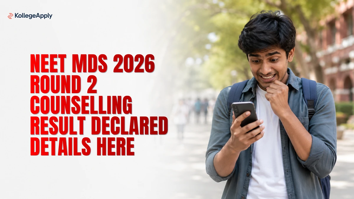 NEET MDS 2026 Round 2: Result Declared at MCC, Check Details Here 
