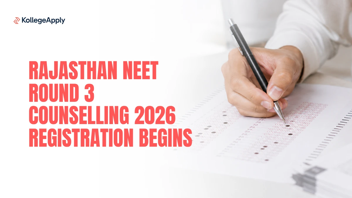 Rajasthan NEET: Round 3 Counselling 2026 Registration Begins, Details Here
