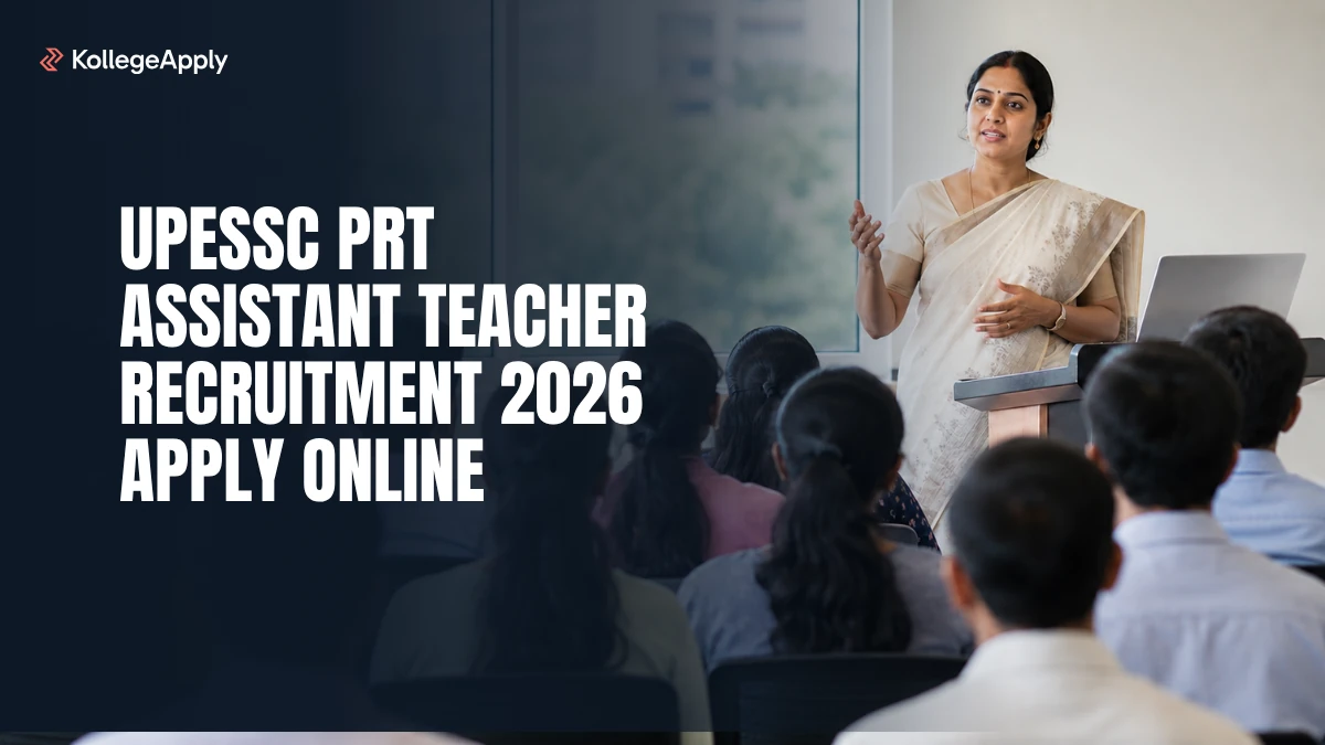 UPESSC PRT Assistant Teacher Recruitment 2026 Apply Online       