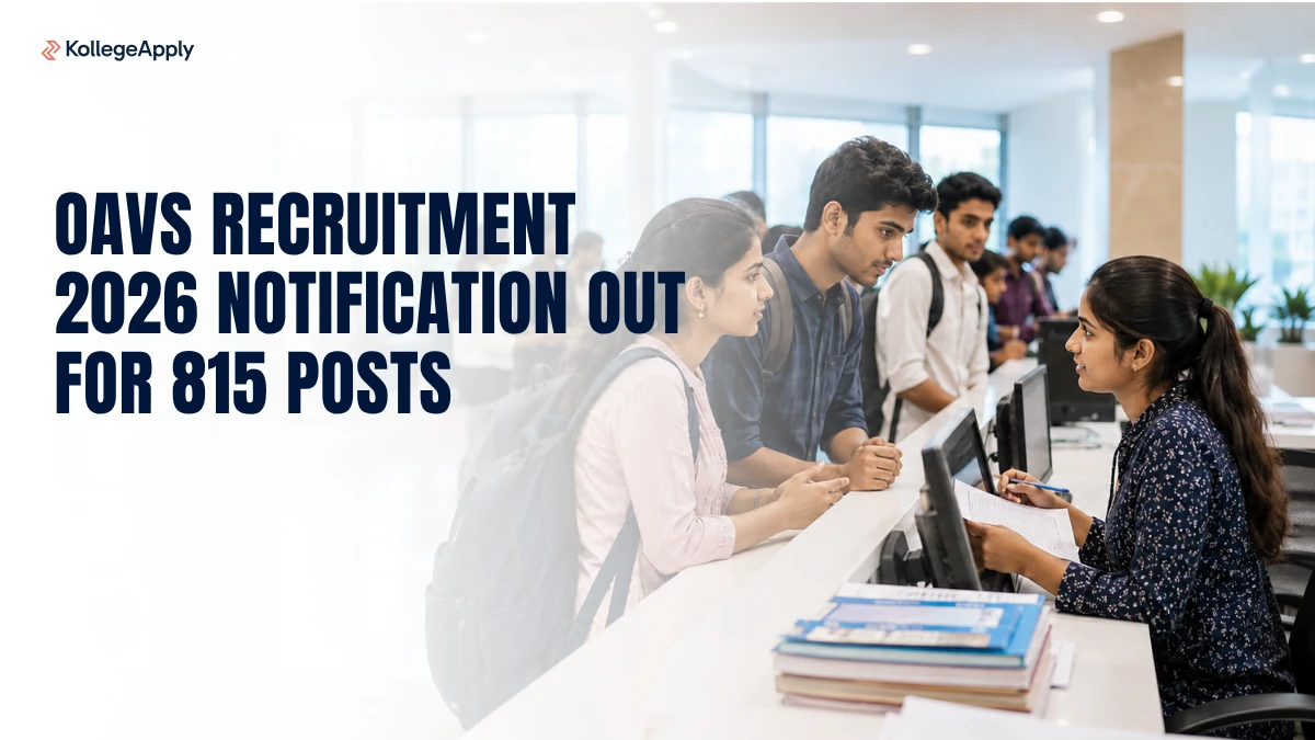 OAVS Recruitment 2026 Notification Out for 815 Posts        