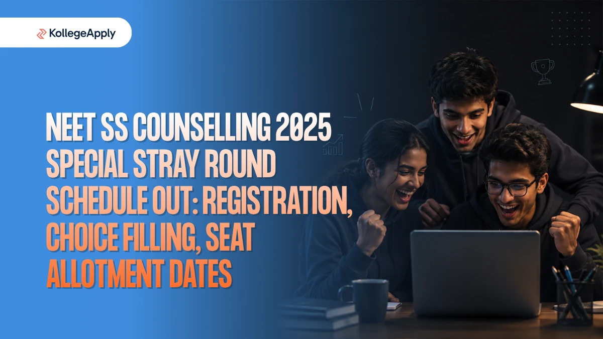 NEET SS Counselling 2025: Special Stray Round Schedule Out, Check Dates 