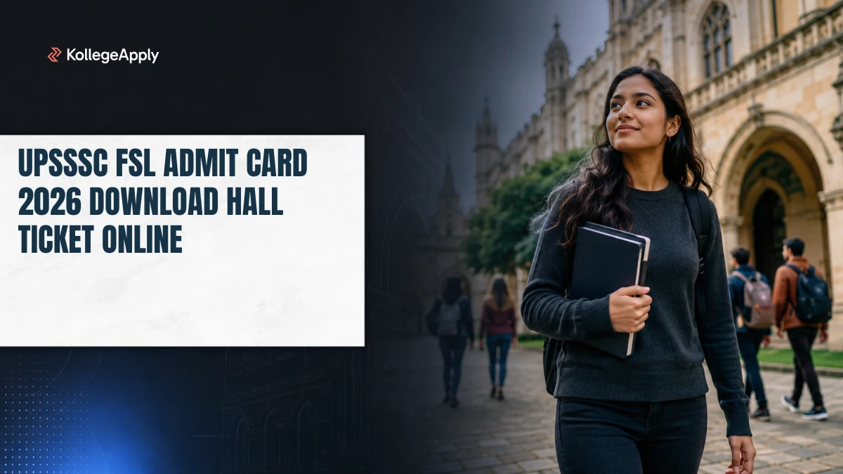 UPSSSC FSL Admit Card 2026 Download Hall Ticket Online        