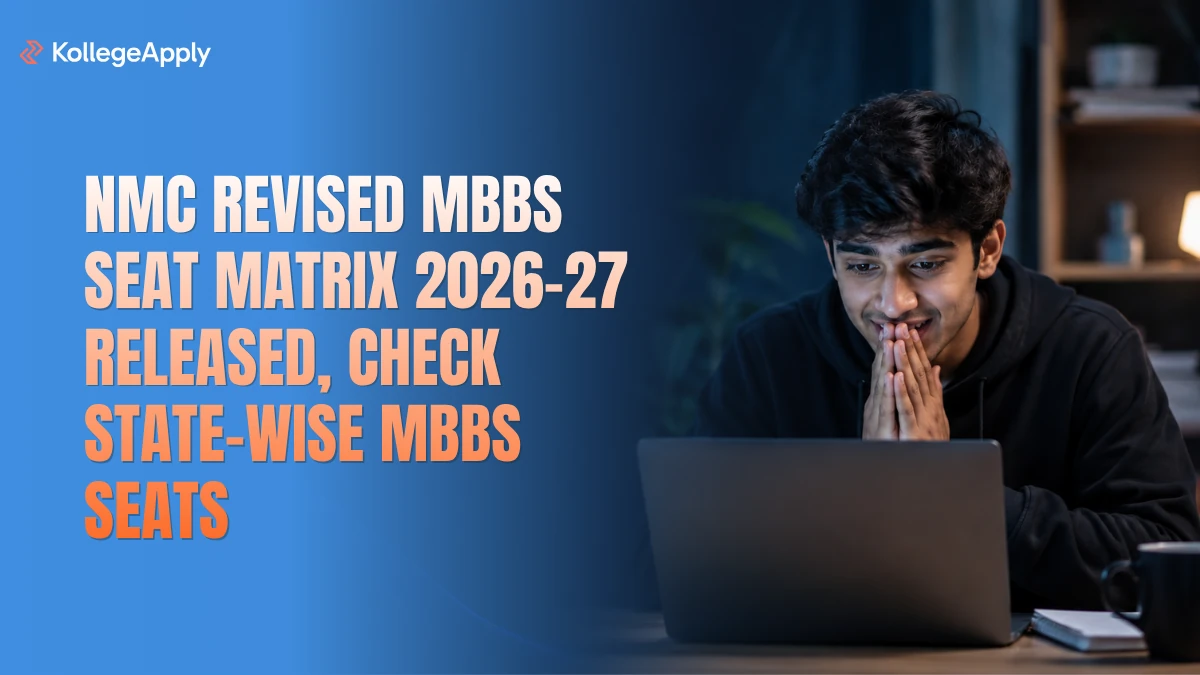 NMC Revised MBBS Seat Matrix 2026-27 Released: Check State-Wise MBBS Seats
