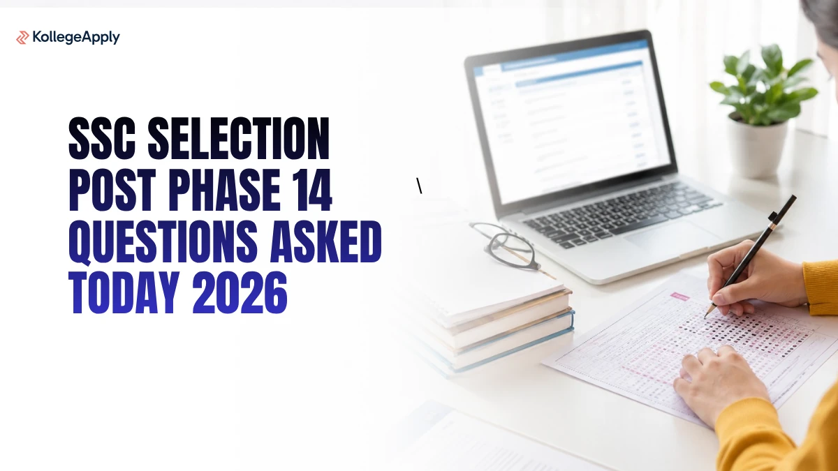 SSC Selection Post Phase 14 Questions Asked Today 2026       
