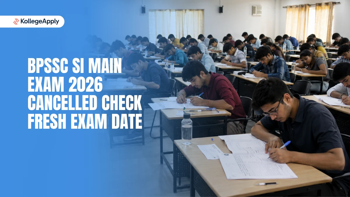 BPSSC SI Main Exam 2026 Cancelled Check Fresh Exam Date               