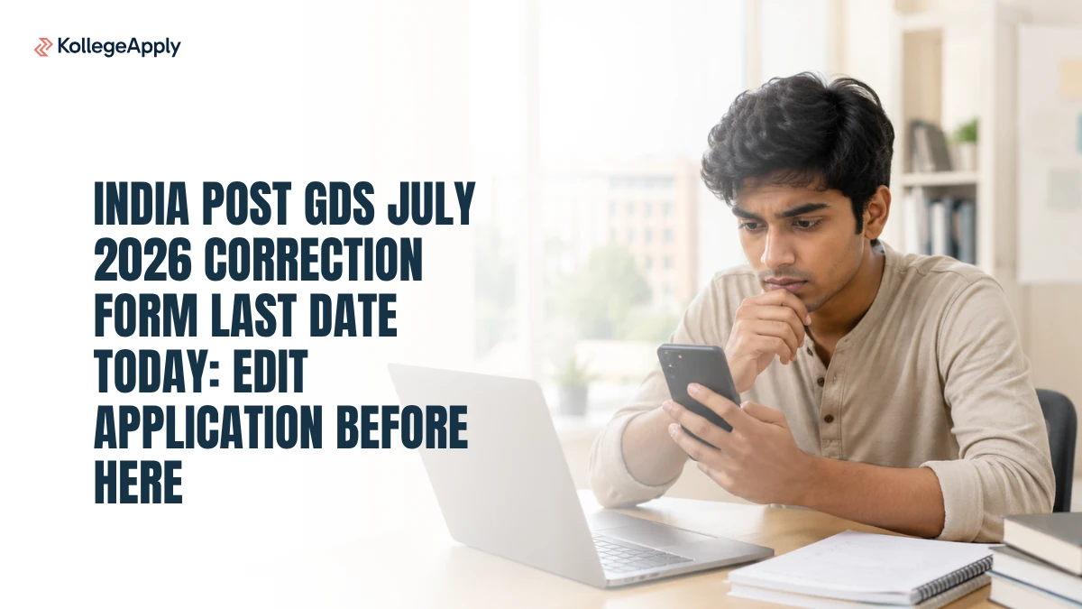 India Post GDS  2026: Correction Form Last Date Today, Edit Application Here
