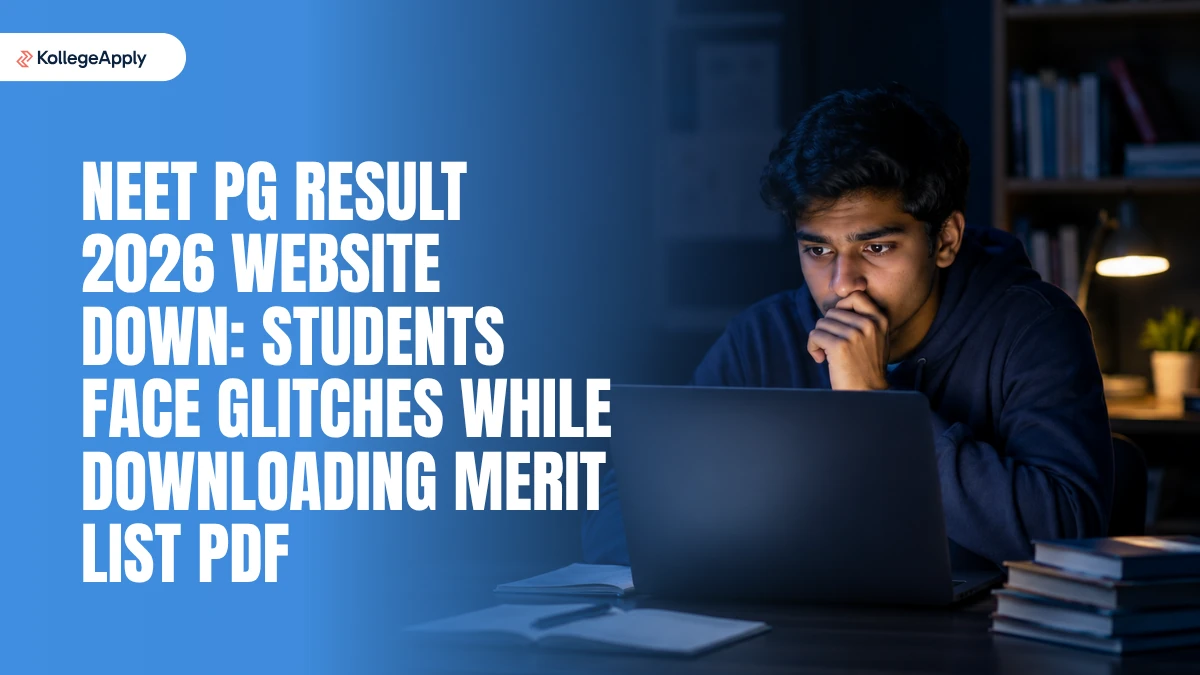 NEET PG Result 2026 Website Down: Merit List Download Issues