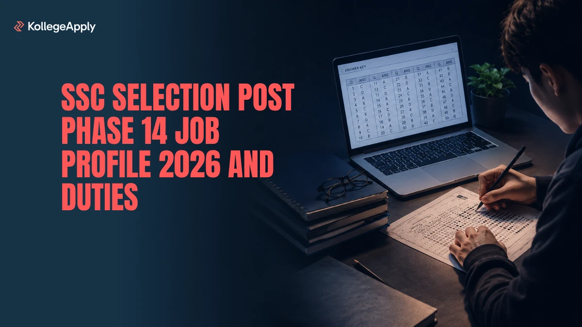SSC Selection Post Phase 14 Job Profile 2026 and Duties             