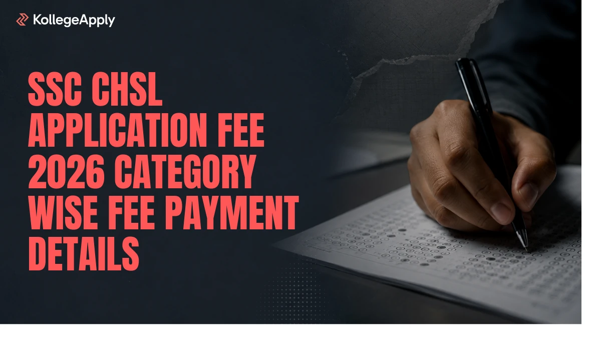 SSC CHSL Application Fee 2026 Category-wise Fee Payment Details