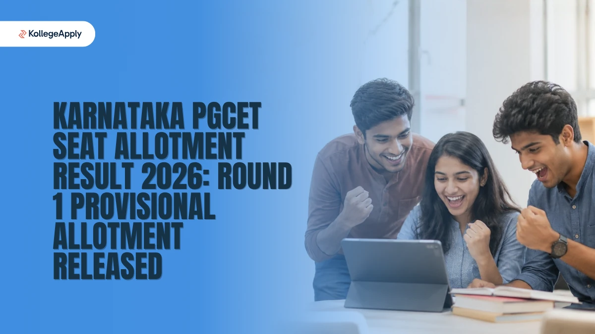 Karnataka PGCET Seat Allotment Result 2026: Round 1 Provisional Allotment Released