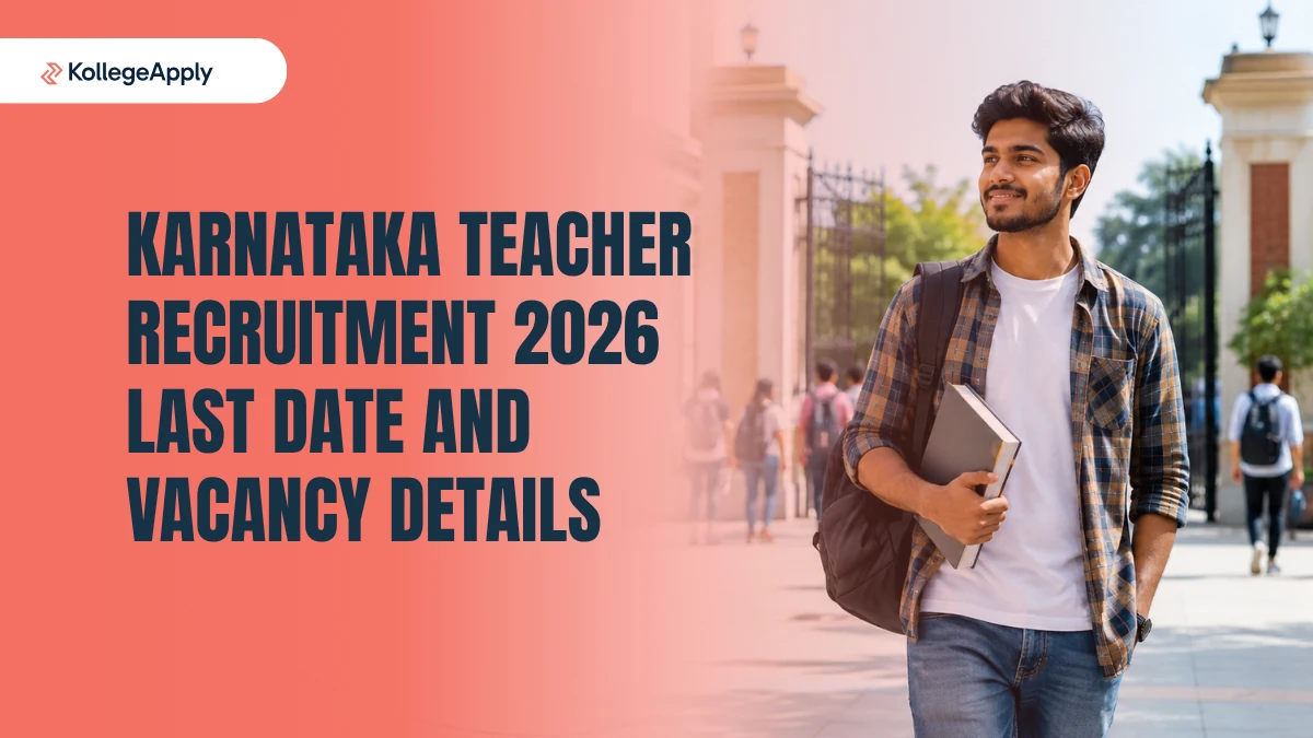 Karnataka Teacher Recruitment 2026 Last Date and Vacancy Details   
