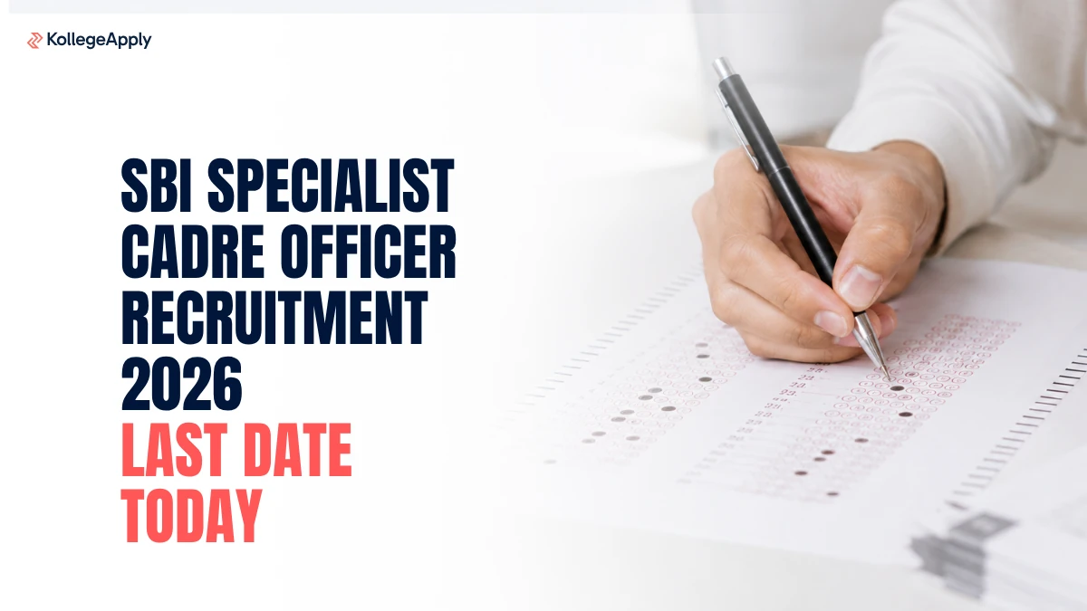 SBI Specialist Cadre Officer Recruitment 2026 Last Date Today! Apply Now                   