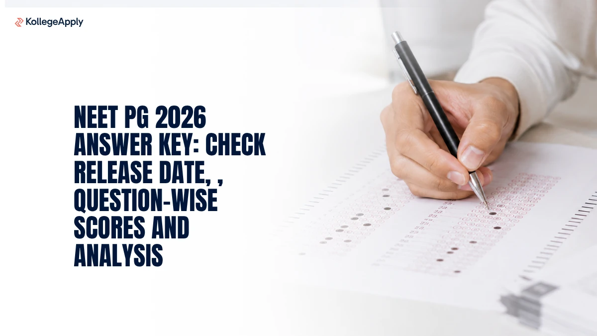 NEET PG 2026 Answer Key: Release Date, Response Sheet Here  