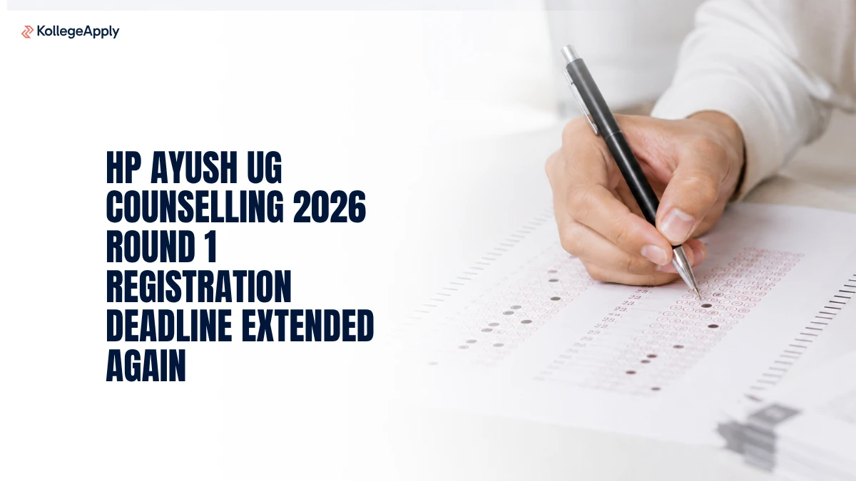 HP AYUSH UG Counselling 2026: Round 1 Registration Extended Again