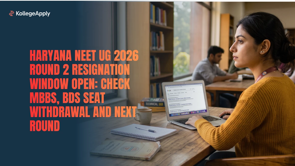 Haryana NEET UG: Round 2 Resignation Begins                         
