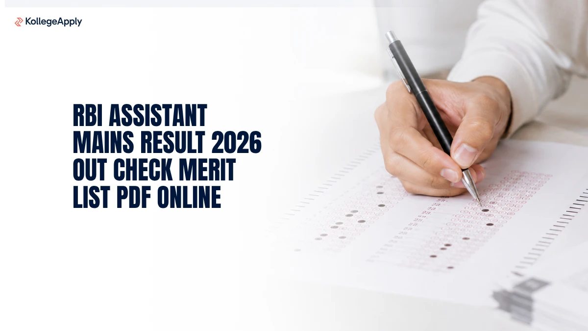 RBI Assistant Mains Result 2026 Out Check Merit List PDF Online