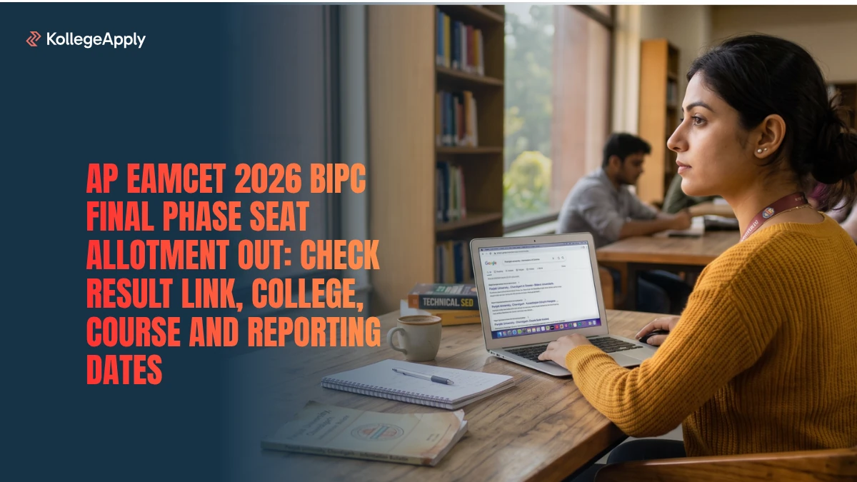 AP EAMCET BiPC: Final Phase Seat Allotment 2026 Out          