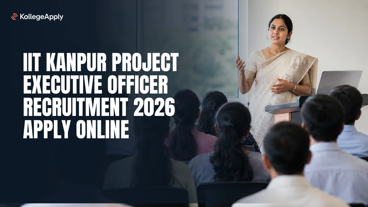 IIT Kanpur Project Executive Officer Recruitment 2026 Apply Online