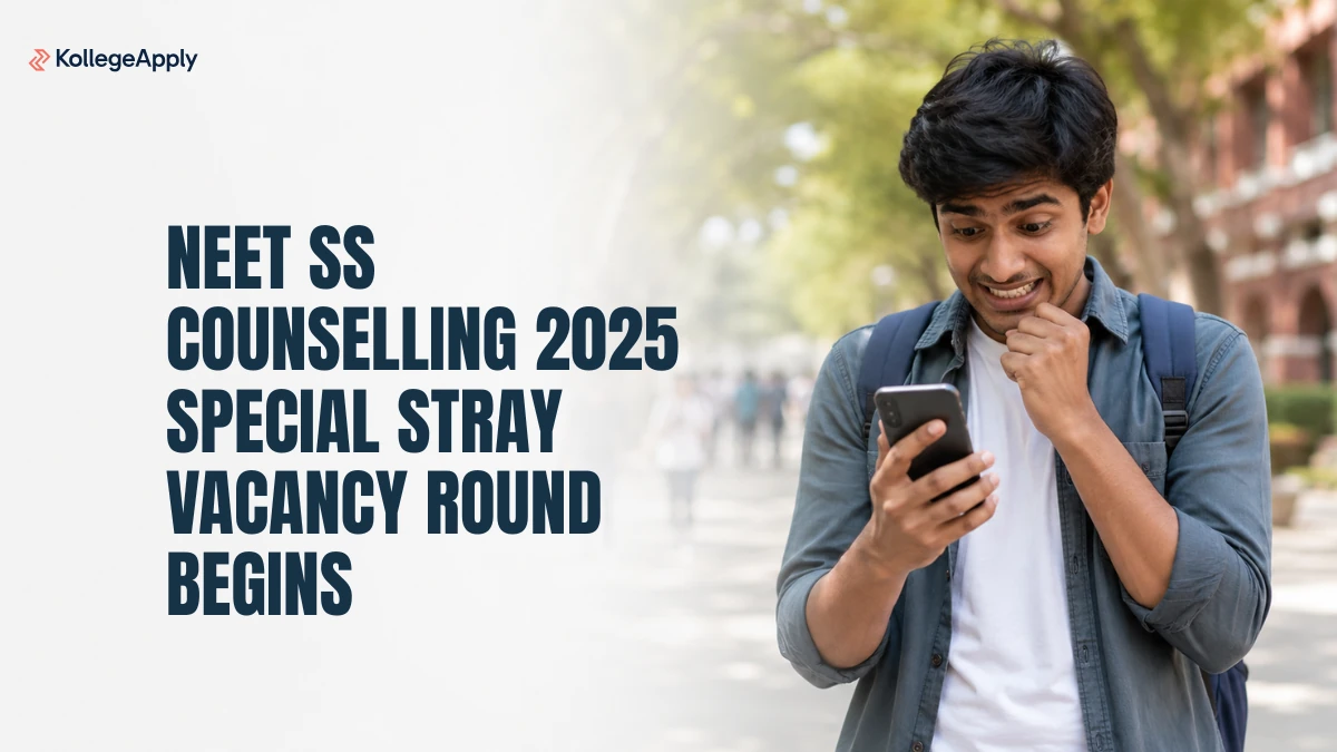 NEET SS Counselling 2025: Special Stray Vacancy Round Begins