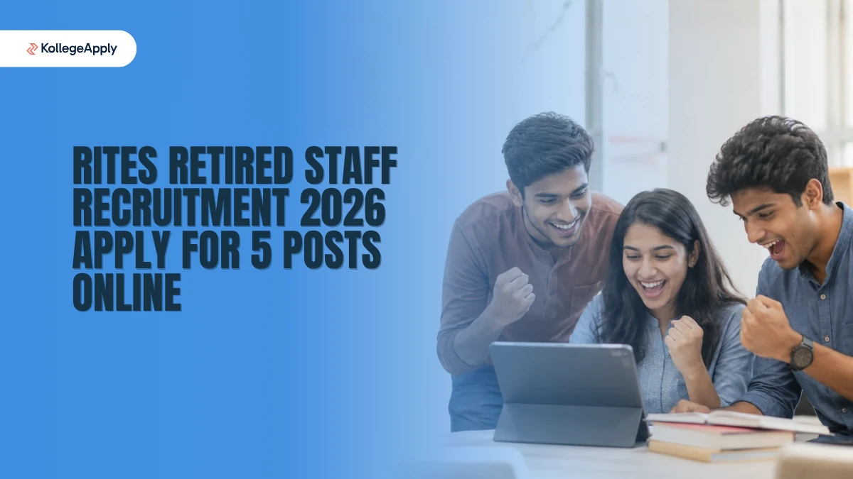 RITES Retired Staff Recruitment 2026 Apply for 5 Posts Online
