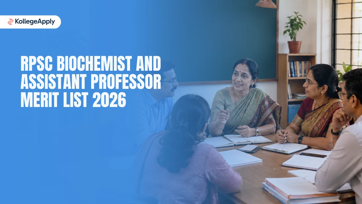 RPSC Biochemist and Assistant Professor Merit List 2026      
