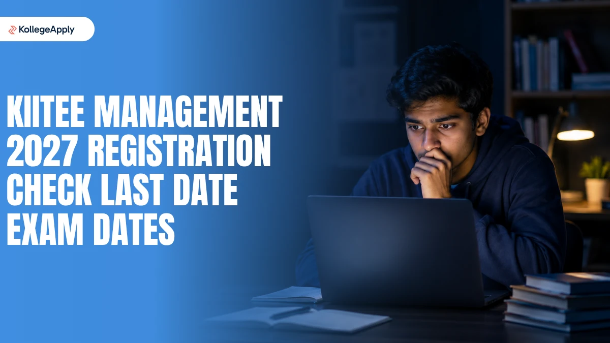 KIITEE Management 2027 Registration Check Last Date Exam Dates             
