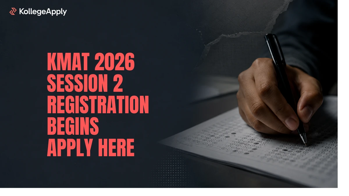 KMAT 2026 Session 2 Registration Begins, Last Date October 31