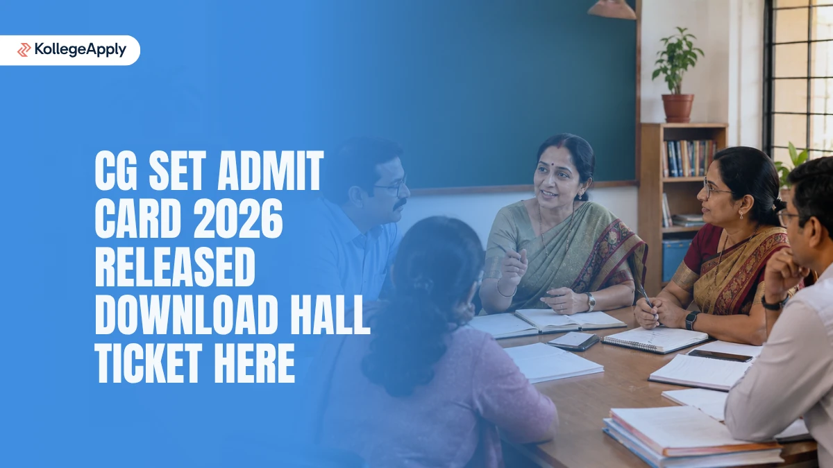 CG SET Admit Card 2026 (Released): Download Hall Ticket Online Here
