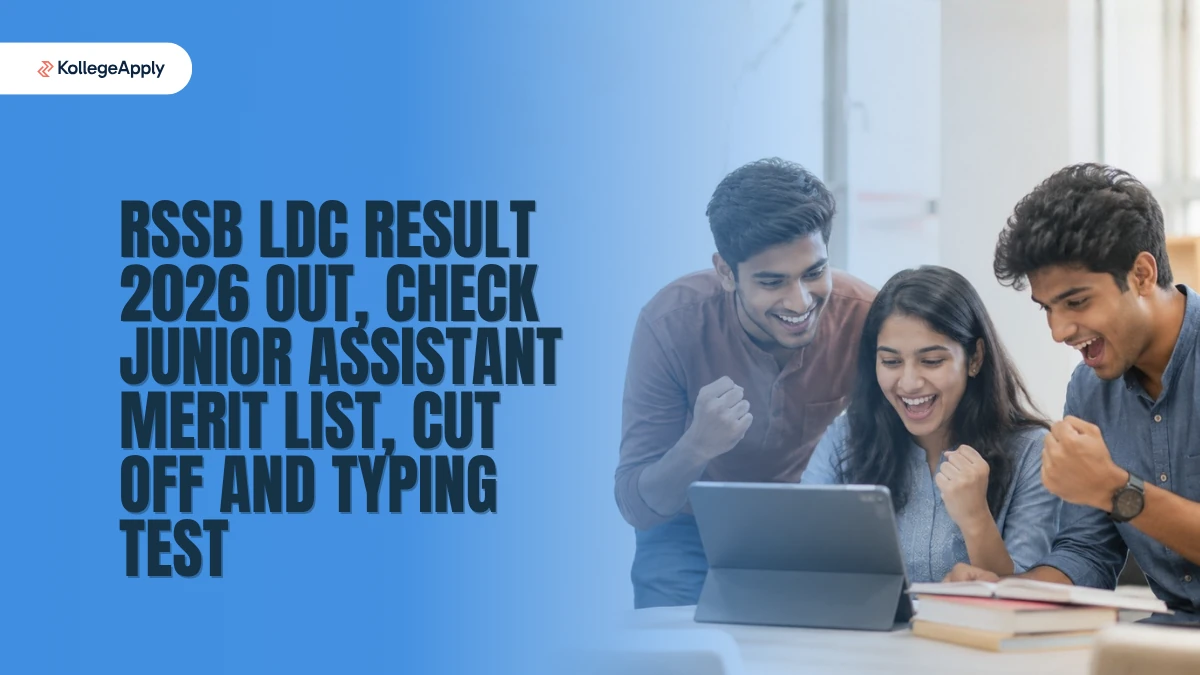 RSSB LDC Result 2026 Out: Check Junior Assistant Merit List, Cut Off and Typing Test
