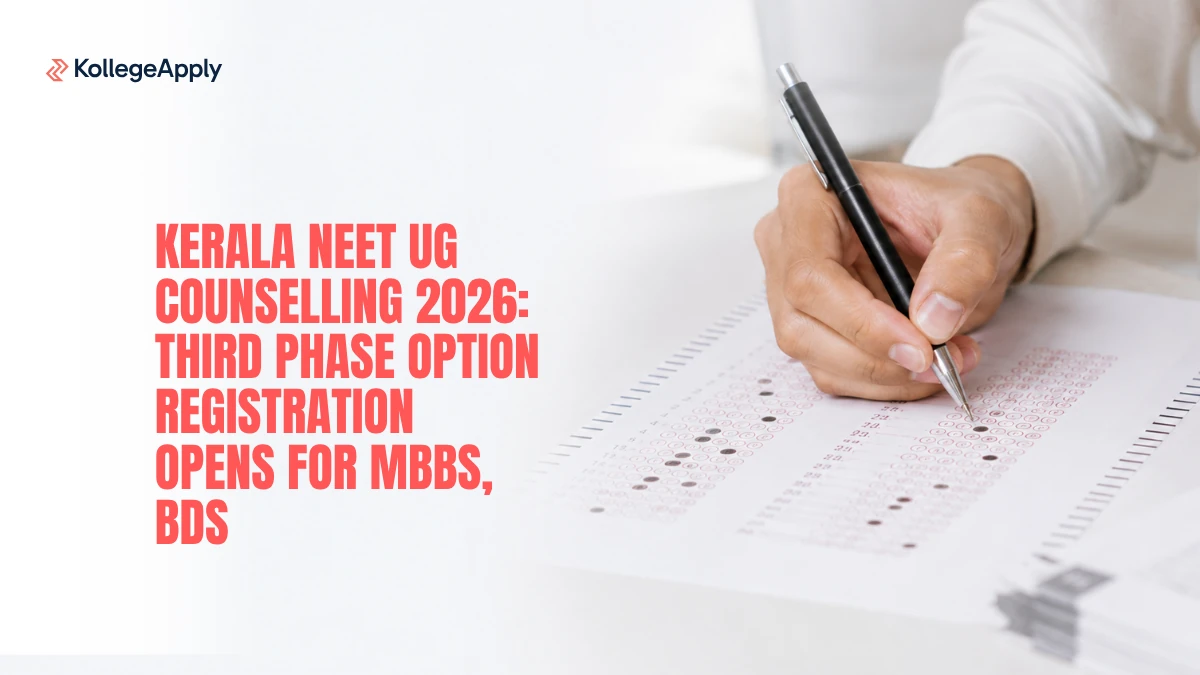Kerala NEET UG Counselling 2026: Round 3 Registration Begins , Know Dates, Steps