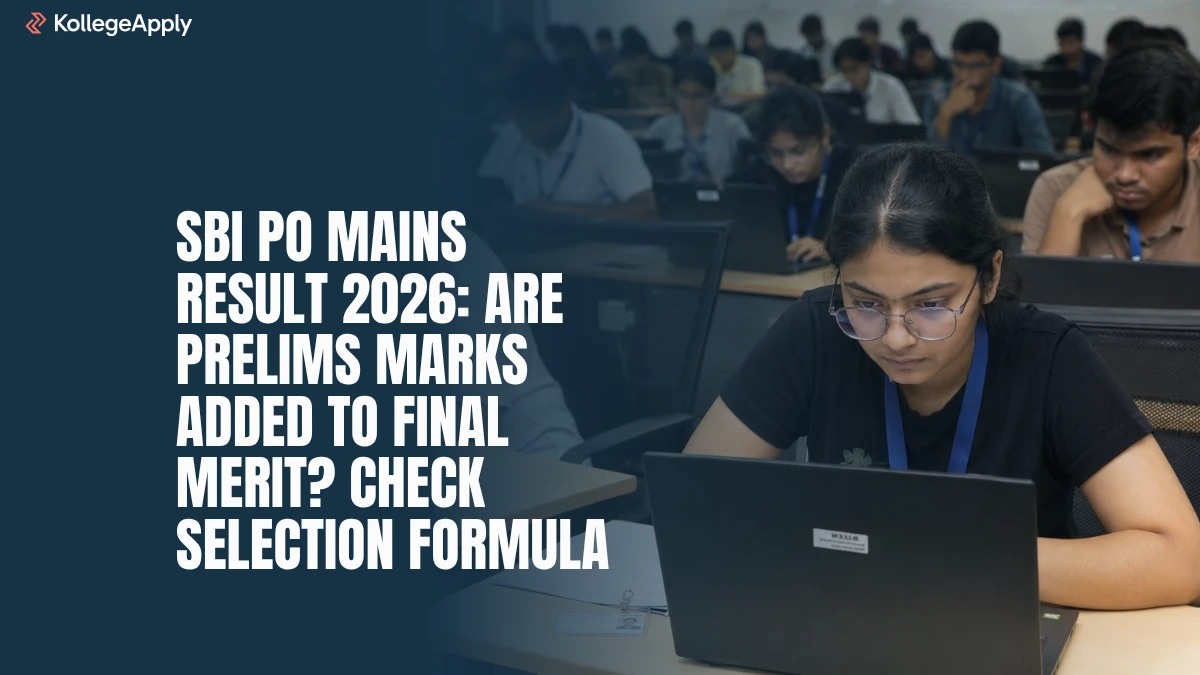 SBI PO Mains Result 2026: Prelims Marks and Final Merit Formula