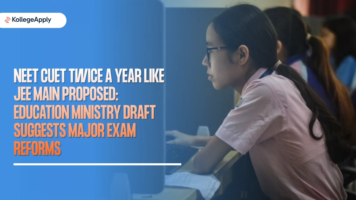 NEET CUET Twice a Year Proposed: Education Ministry Exam Reforms