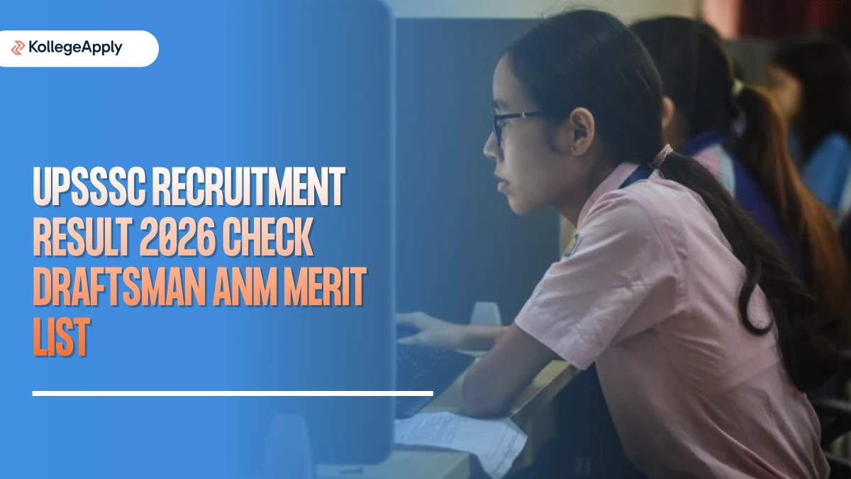UPSSSC Recruitment Result 2026 Check Draftsman ANM Merit List