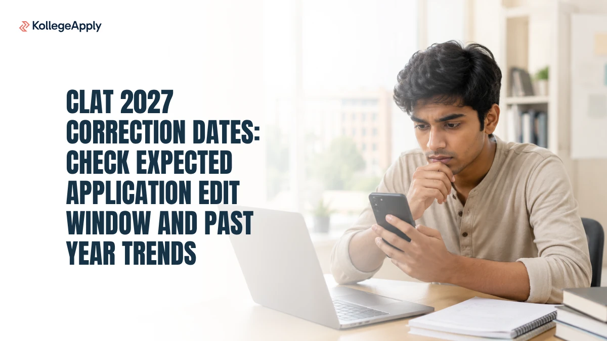 CLAT 2027 Correction Dates, Application Edit Window and Details