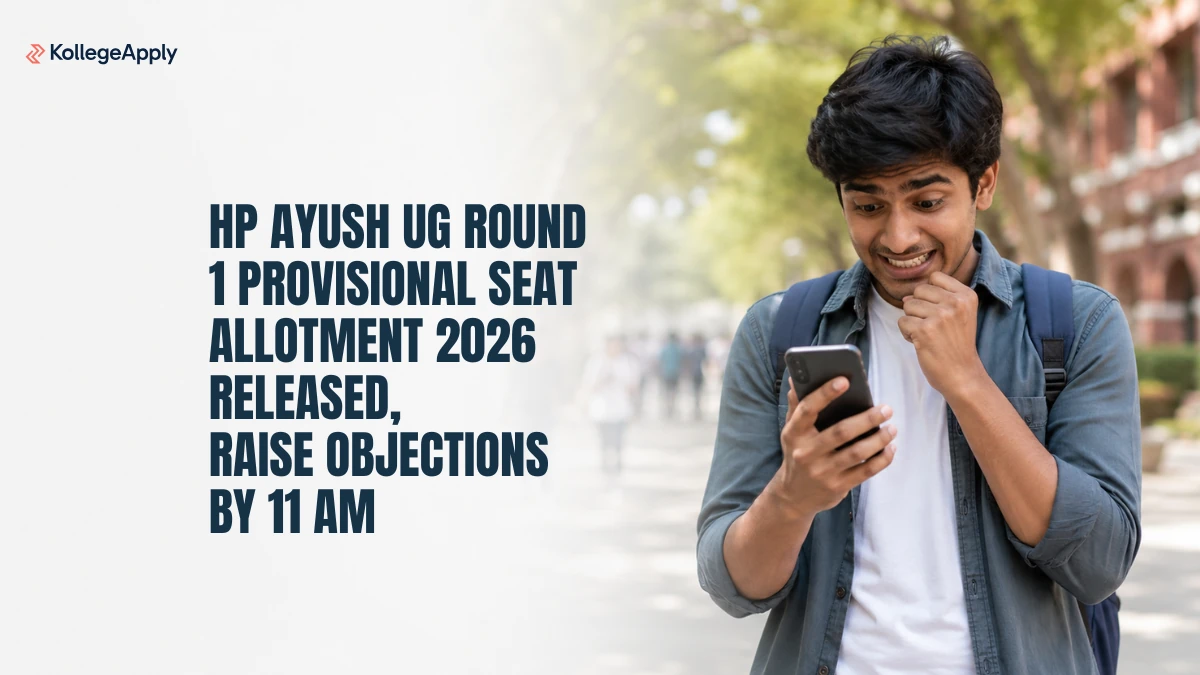 HP AYUSH UG Round 1 Allotment 2026 Out, Check Objection Deadline