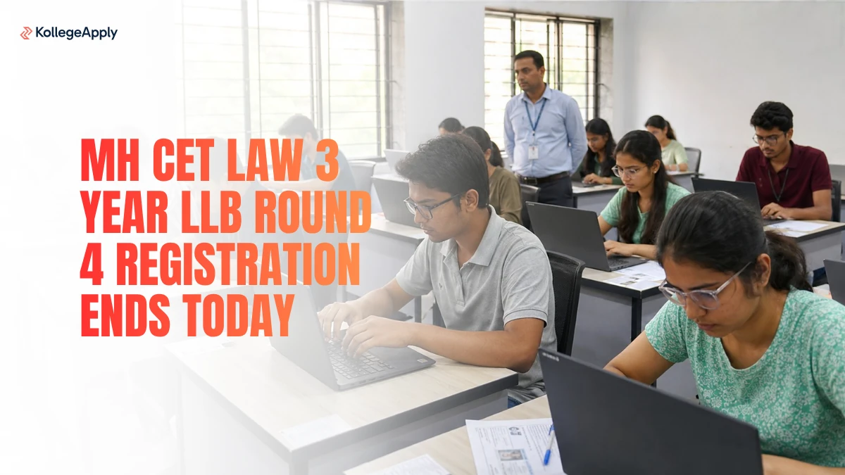 MH CET Law 3 Year LLB Round 4 Registration 2026 Ends Today Details