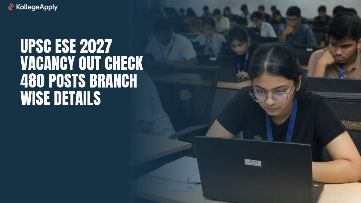 UPSC ESE 2027 Vacancy Out Check 480 Posts Branch Wise Details