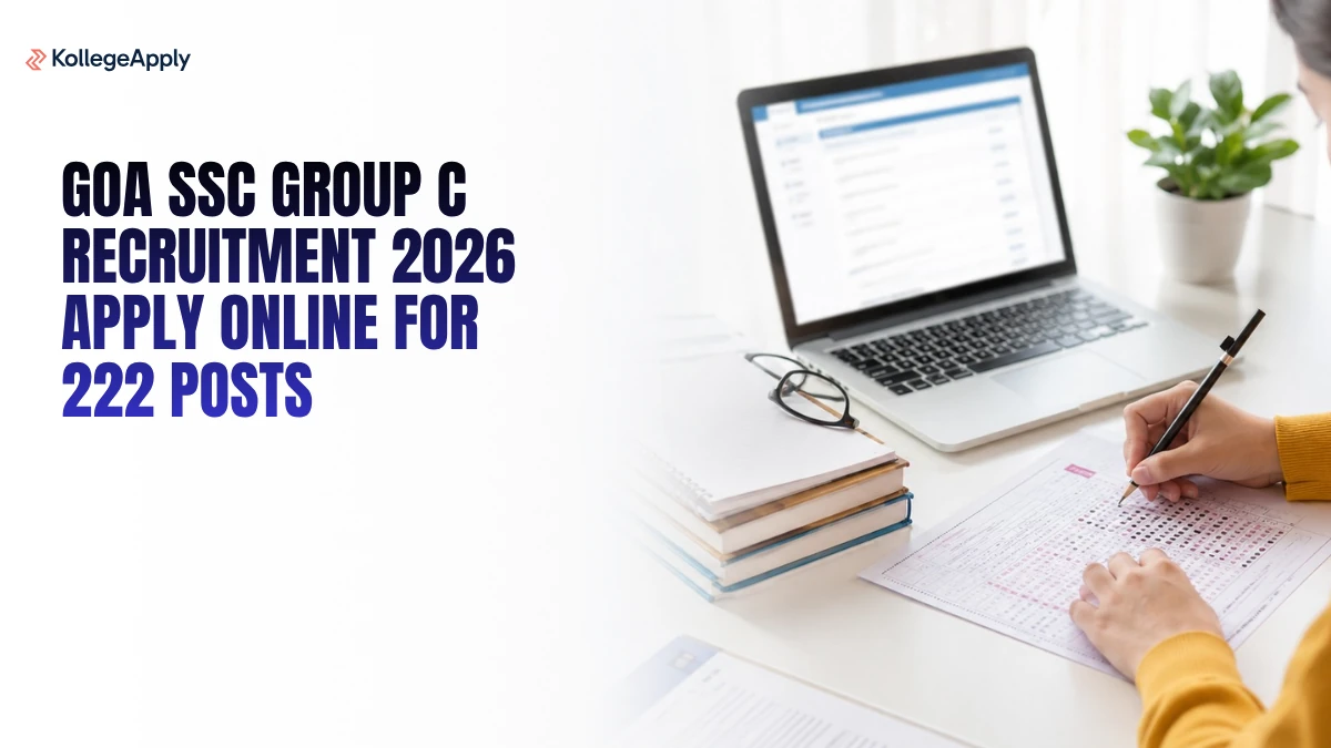 Goa SSC Group C Recruitment 2026 Apply Online for 222 Posts   