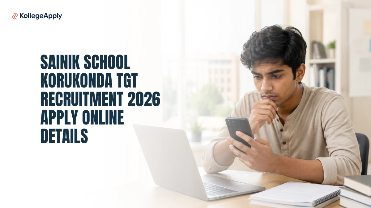 Sainik School Korukonda TGT Recruitment 2026 Apply Online Details