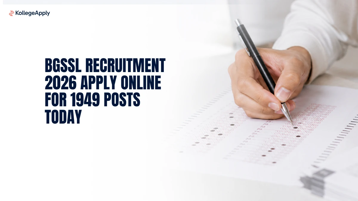 BGSSL Recruitment 2026 Apply Online for 1949 Posts Today     