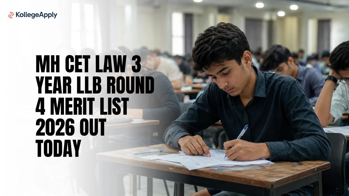 MH CET Law 3 Year LLB Round 4 Merit List 2026 Today: Check Online at cetcell.mahacet.org
