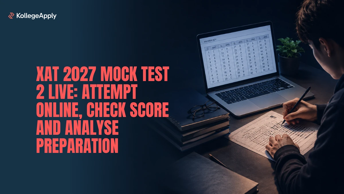 XAT 2027 Mock Test 2 Live: Attempt Online, Check Score and Analyse Preparation
