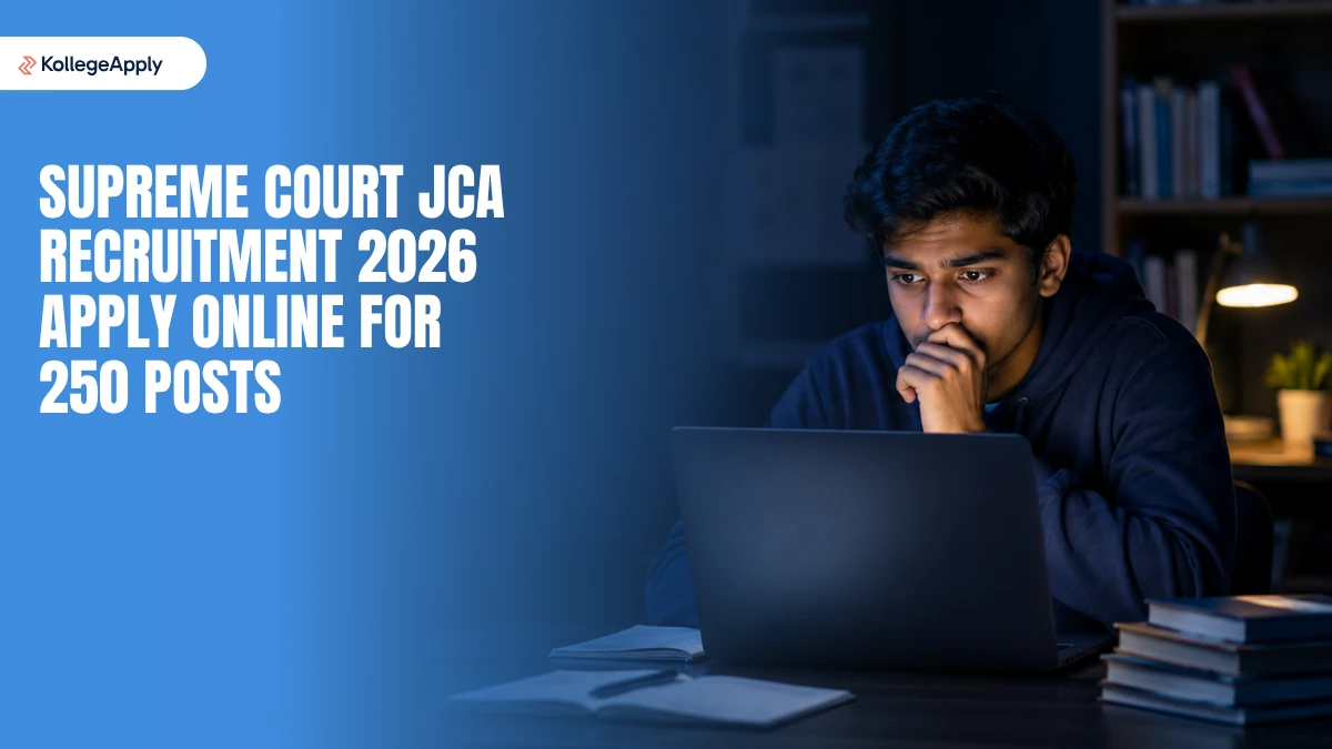 Supreme Court JCA Recruitment 2026 Apply Online for 250 Posts