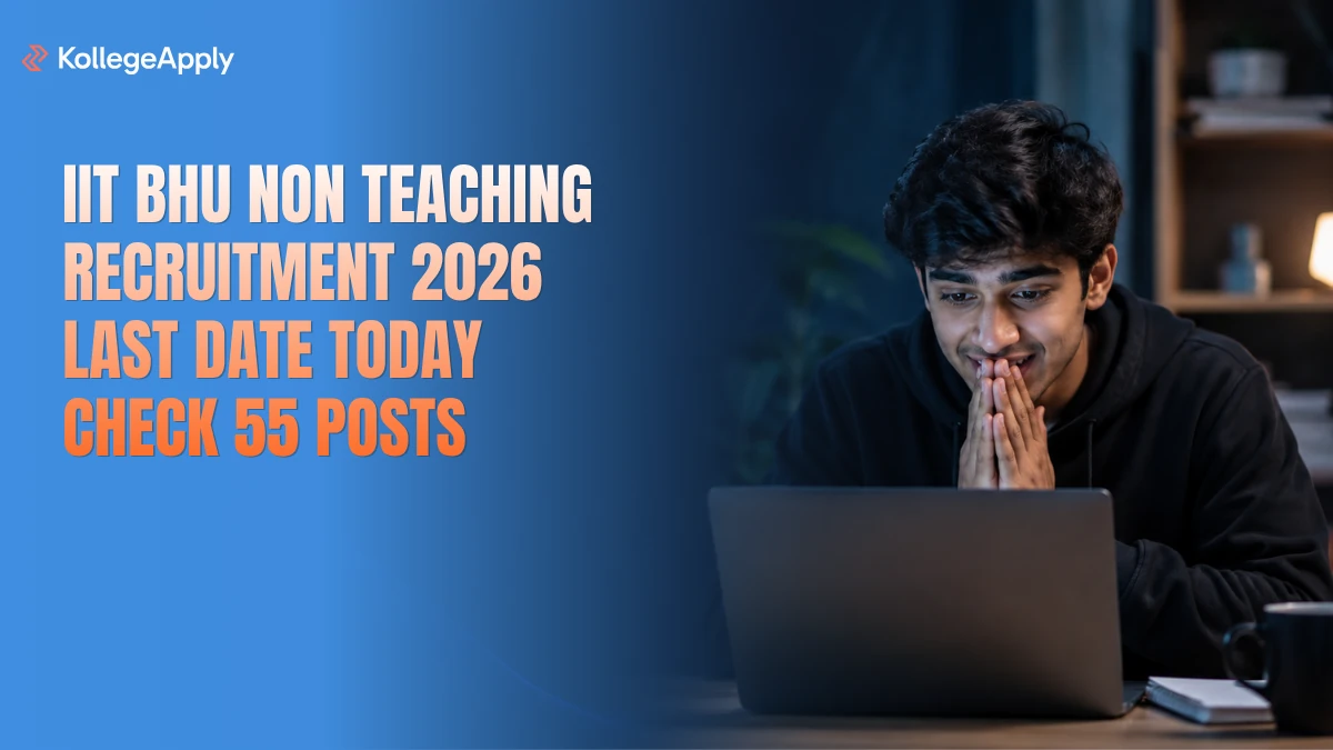 IIT BHU Non Teaching Recruitment 2026 Last Date Today Check 55 Posts